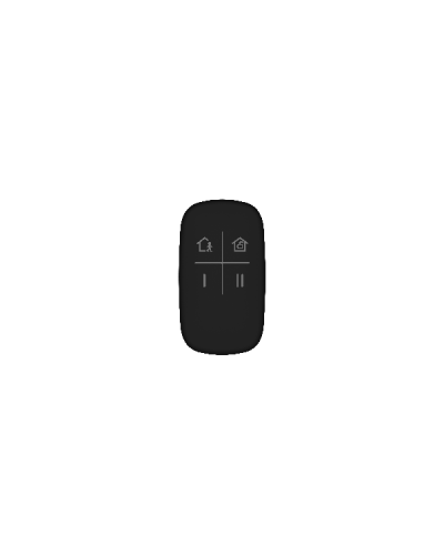 DS-PKF1-WE (цв. черный). Брелок 4-х кнопочный с обратной связью. AX PRO Hikvision в Якутске