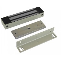 ML-295K с уголком (серый). Замок электромагнитный. AccordTec