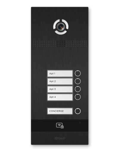 BI-04FB BLACK. Вызывная панель IP-домофона. BAS-IP в Якутске