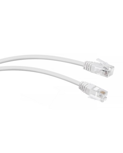 PC-TEL-RJ12-10m (7892c), белый. Патч-корд медный. CABEUS в Якутске
