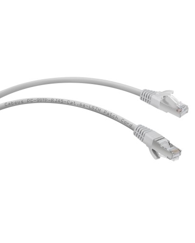 PC-SSTP-RJ45-Cat.6a-5m-LSZH (7905c), серый. Патч-корд медный. CABEUS в Якутске