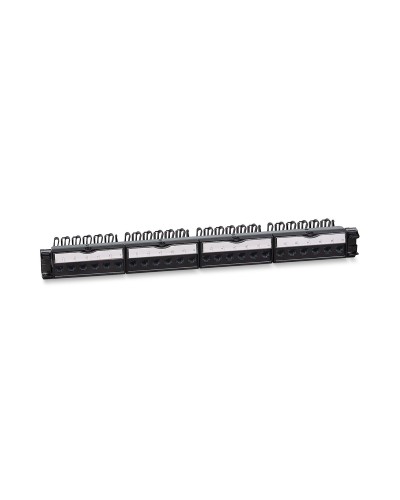 PL-24-KJ-RJ45-Cat.6-180T (11831c): Патч-панель 19" (1U), 24 порта RJ-45, категория 6, с задним кабельным организатором в Якутске
