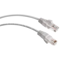 PC-UTP-RJ45-Cat.5e-10m-LSZH (9591c), серый. Патч-корд медный. CABEUS