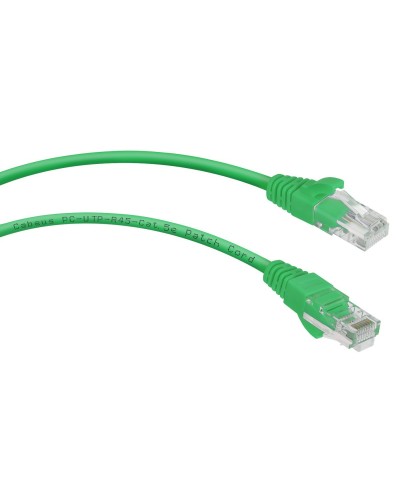 PC-UTP-RJ45-Cat.5e-5m-GN (7457c), зелёный. Патч-корд медный. CABEUS в Якутске