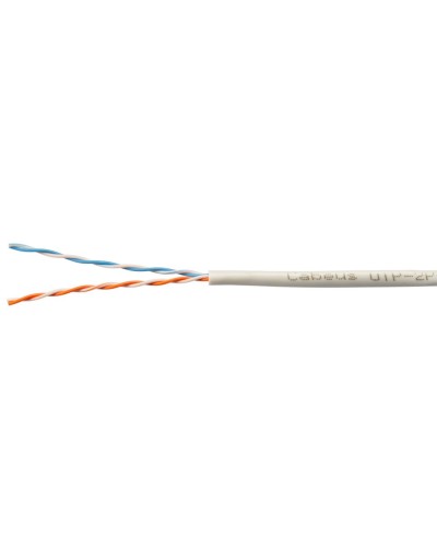UTP-2P-Cat.5e-SOLID-LSZH-GY-LIGHT-500 (11079c). Кабель «витая пара» (LAN) для структурированных систем связи. CABEUS в Якутске
