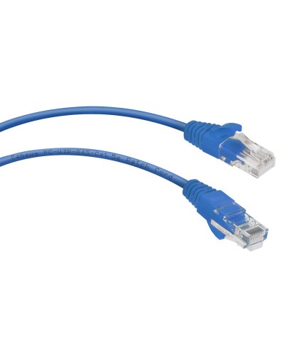 PC-UTP-RJ45-Cat.5e-0.5m-BL (7669c), синий. Патч-корд медный. CABEUS в Якутске