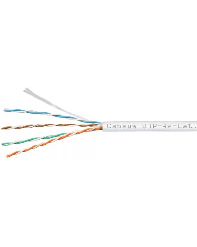 UTP-4P-Cat.5e-SOLID-LSZH-GY (9776c). Кабель «витая пара» (LAN) для структурированных систем связи. CABEUS в Якутске
