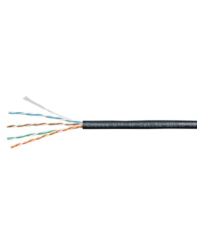 UTP-4P-Cat.5e-SOLID-LSZH-BK (9781c). Кабель «витая пара» (LAN) для структурированных систем связи. CABEUS в Якутске