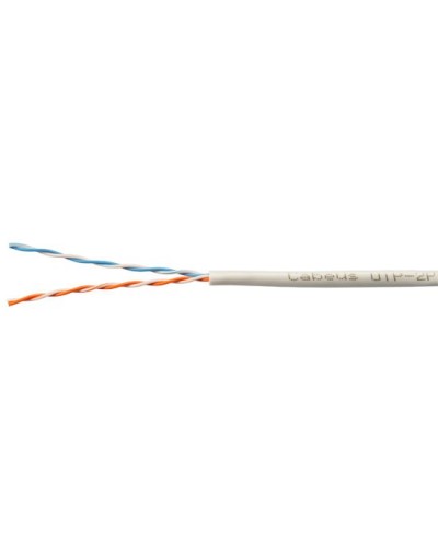 UTP-2P-Cat.5e-SOLID-LSZH-GY-500 (11213c). Кабель «витая пара» (LAN) для структурированных систем связи. CABEUS в Якутске