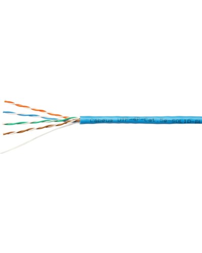 UTP-4P-Cat.5e-SOLID-BL-100 (7248c-5). Кабель «витая пара» (LAN) для структурированных систем связи. CABEUS в Якутске