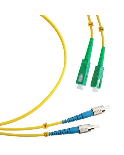 FOP(d)-9-SC/APC-FC/UPC-25m (8130c). Патч-корд оптический. CABEUS в Якутске