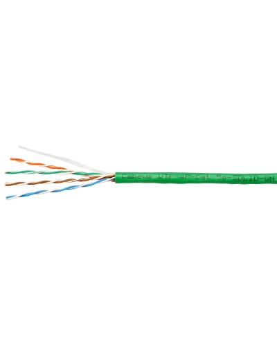 UTP-4P-Cat.5e-SOLID-GN (7250c). Кабель «витая пара» (LAN) для структурированных систем связи. CABEUS в Якутске
