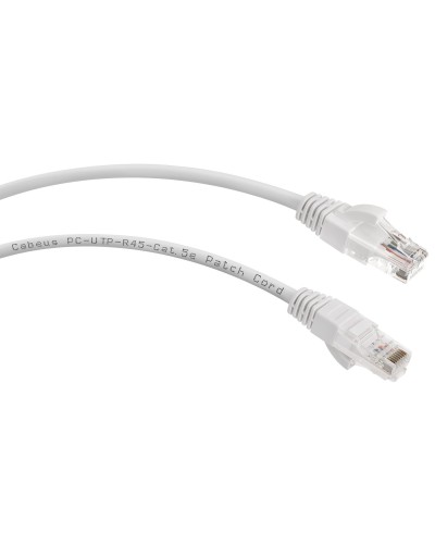 PC-UTP-RJ45-Cat.6-3m-LSZH (8880c), серый. Патч-корд медный. CABEUS в Якутске