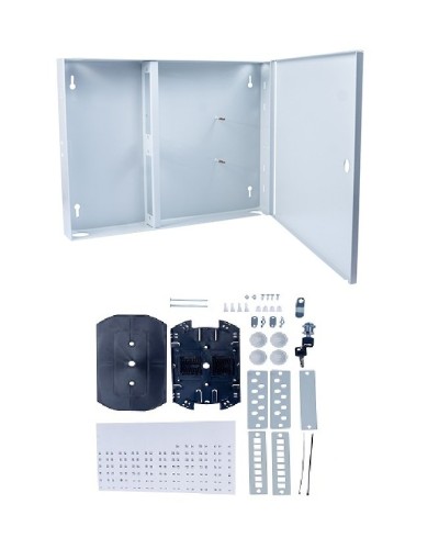 FO-WL-16-SC/2LC/FC/ST-FP-K (12302c). Бокс оптический настенный. CABEUS в Якутске