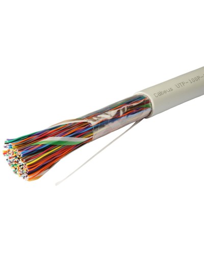 UTP-100P-Cat.3-IN (7284c). Кабель «витая пара» (LAN) для структурированных систем связи. CABEUS в Якутске