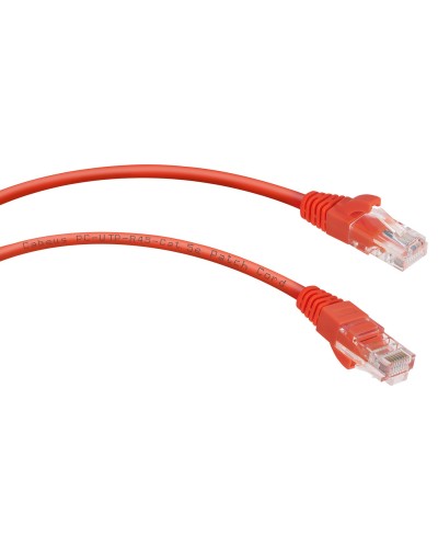 PC-UTP-RJ45-Cat.5e-3m-RD (7684c), красный. Патч-корд медный. CABEUS в Якутске