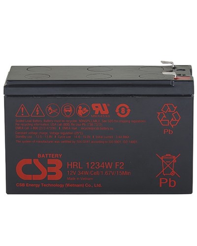 CSB HRL 1234W FR. Аккумулятор герметичный свинцово-кислотный. CSB в Якутске