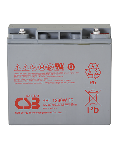 CSB HRL 1280W FR. Аккумулятор герметичный свинцово-кислотный. CSB в Якутске