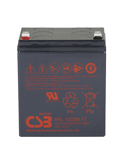 CSB HRL 1225W FR. Аккумулятор герметичный свинцово-кислотный. CSB в Якутске