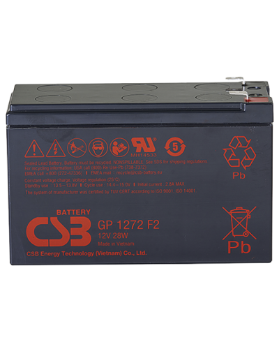 CSB GP 1272(28W) F2. Аккумулятор герметичный свинцово-кислотный. CSB в Якутске