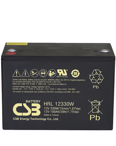 CSB HRL 12330W FR. Аккумулятор герметичный свинцово-кислотный. CSB в Якутске