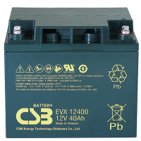CSB EVX 12400. Аккумулятор герметичный свинцово-кислотный. CSB