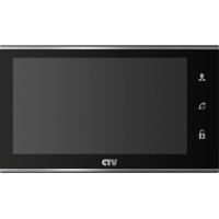 CTV-M2702MD (черный). Монитор домофона цветной с функцией «свободные руки». CTV
