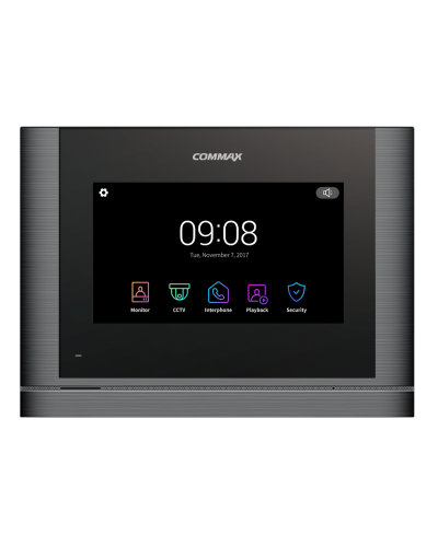 CDV-704MF (темное серебро) Black Smog. Монитор видеодомофона цветной. Commax в Якутске