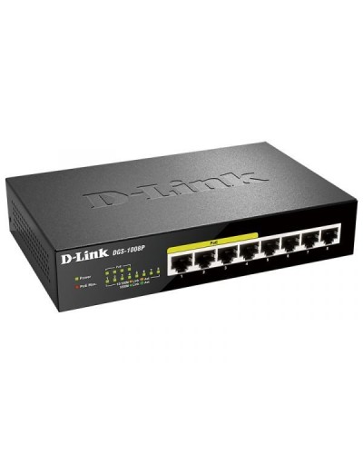 DGS-1008P/E1A. Коммутатор. D-Link в Якутске