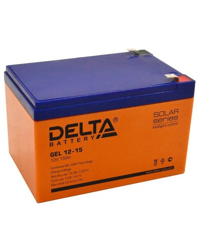 Delta GEL 12-15. Аккумулятор герметичный свинцово-кислотный. Delta в Якутске