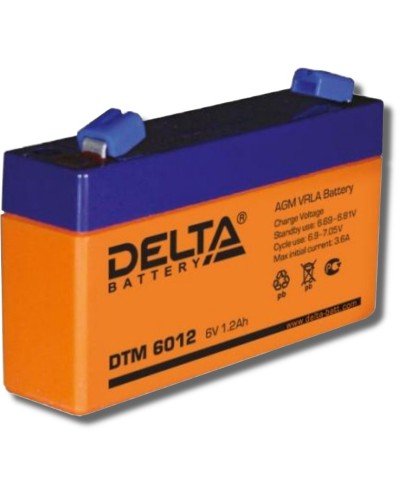 Delta DTM 6012. Аккумулятор герметичный свинцово-кислотный. Delta в Якутске