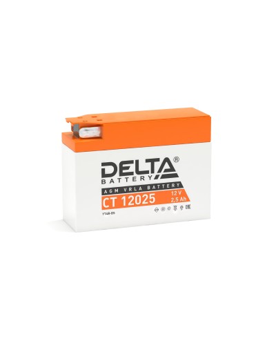 Delta CT 12025. Аккумулятор герметичный свинцово-кислотный стартерный. Delta в Якутске