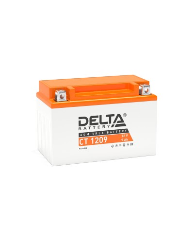 Delta CT 1209. Аккумулятор герметичный свинцово-кислотный стартерный. Delta в Якутске
