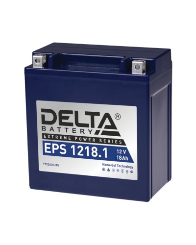 Delta EPS 1218.1. Аккумулятор герметичный свинцово-кислотный стартерный. Delta в Якутске