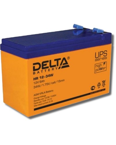 Delta HR 12-34 W. Аккумулятор герметичный свинцово-кислотный. Delta в Якутске