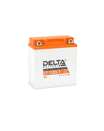 Delta CT 1205.1. Аккумулятор герметичный свинцово-кислотный стартерный. Delta в Якутске