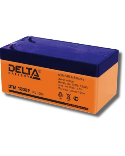 Delta DTM 12032. Аккумулятор герметичный свинцово-кислотный. Delta в Якутске