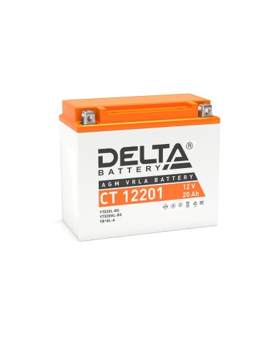 Delta CT 1220.1. Аккумулятор герметичный свинцово-кислотный стартерный. Delta в Якутске