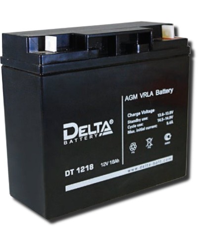 Delta DT 1218. Аккумулятор герметичный свинцово-кислотный. Delta в Якутске