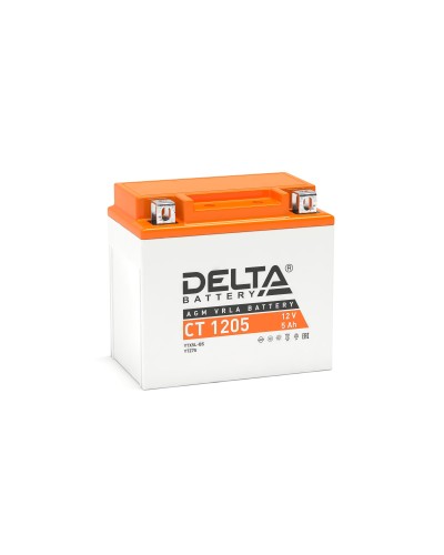 Delta CT 1205. Аккумулятор герметичный свинцово-кислотный стартерный. Delta в Якутске