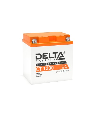 Delta CT 1230. Аккумулятор герметичный свинцово-кислотный стартерный. Delta в Якутске