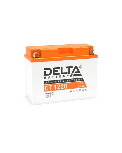 Delta CT 1220. Аккумулятор герметичный свинцово-кислотный стартерный. Delta в Якутске