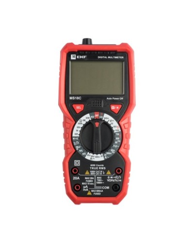 Мультиметр цифровой MS18C Expert (In-180701-pm18C). Мультиметр цифровой. EKF в Якутске