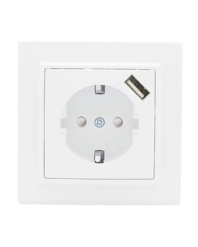 Минск Розетка 1-местная СП с/з 16А (ERR16-028-100-USB). Розетка 1-местная СП с/з 16А. EKF в Якутске
