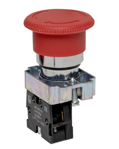BS542 поворотная красная грибок NC (xb2-bs542). Кнопка поворотная красная грибок. EKF в Якутске