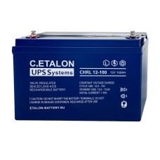 C.ETALON CHRL 12-100. Аккумулятор герметичный свинцово-кислотный. ETALON