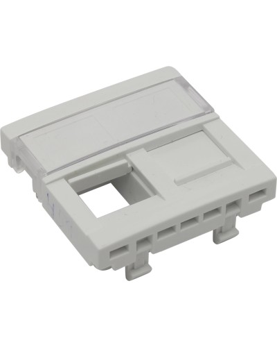 Вставка для 2-х модулей под RJ-45 кат.5e UTP, белая (45971 SBR): Вставка для 2-х модулей в Якутске