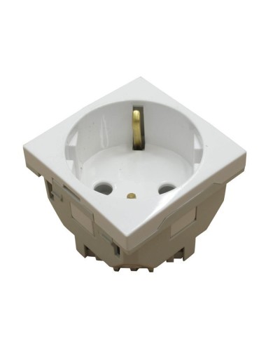 Розетка 2к+З (45х45), белая (45131 SBR): Розетка 2к+З в Якутске
