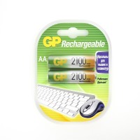 GP 210AAHC AA (GP 210AAHC-2DECRC2), упак. 2 шт.. Перезаряжаемые аккумуляторы. GP Batteries