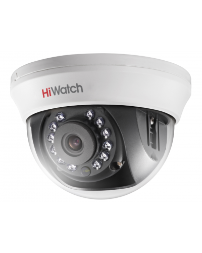 DS-T201(B) (2.8мм). Бюджетная видеокамера мультиформатная купольная. HiWatch в Якутске